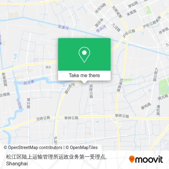松江区陆上运输管理所运政业务第一受理点 map