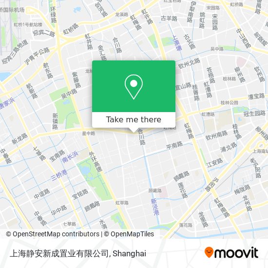 上海静安新成置业有限公司 map
