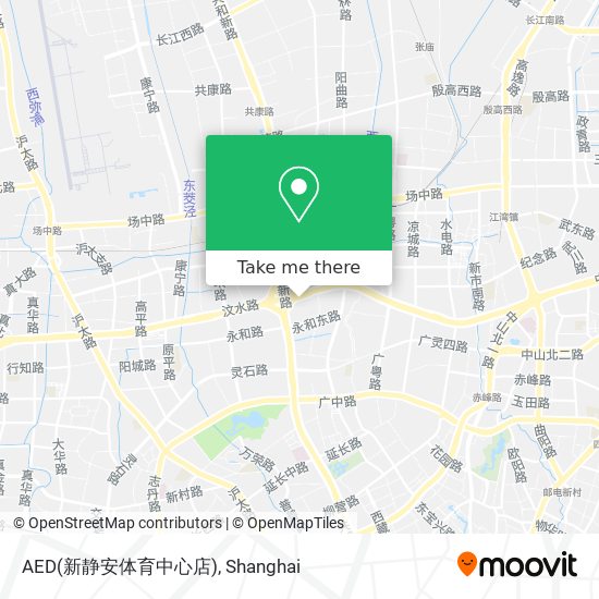 AED(新静安体育中心店) map