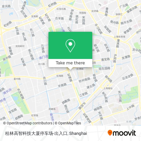 桂林高智科技大厦停车场-出入口 map