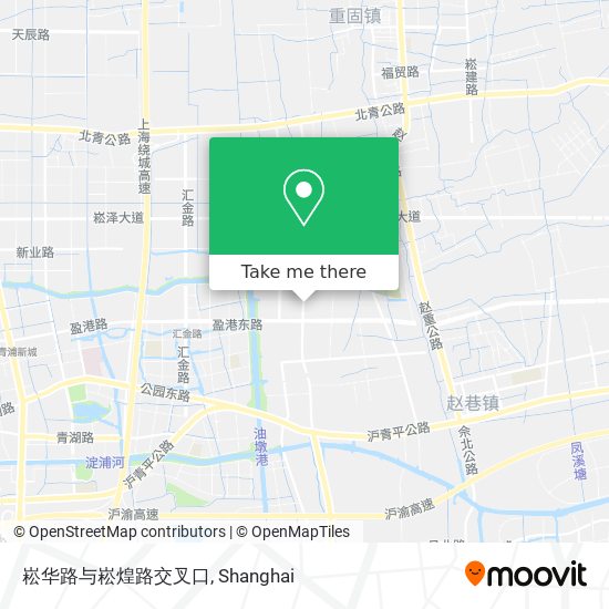 崧华路与崧煌路交叉口 map