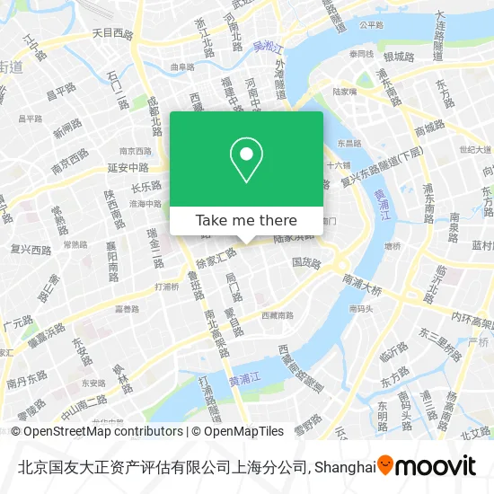 北京国友大正资产评估有限公司上海分公司 map