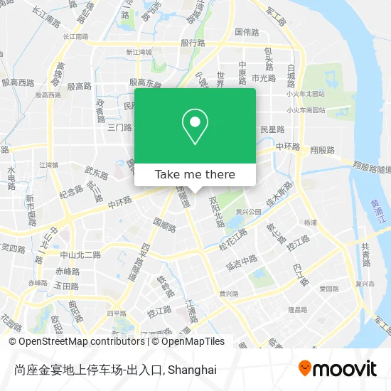 尚座金宴地上停车场-出入口 map