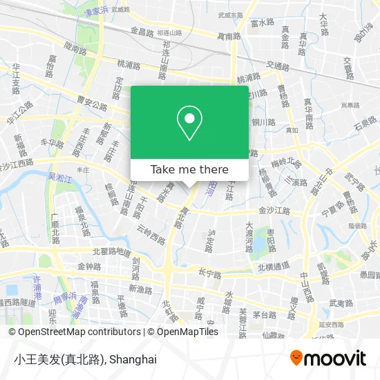 小王美发(真北路) map