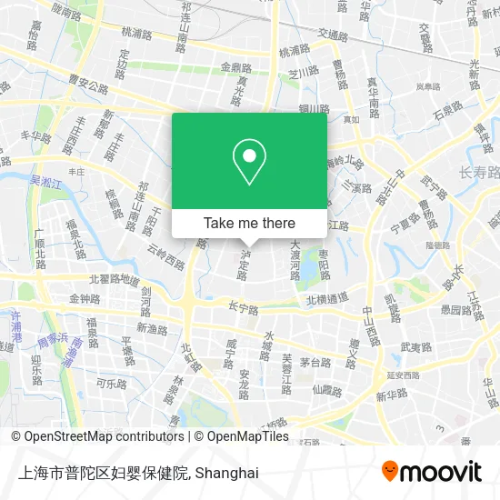 上海市普陀区妇婴保健院 map