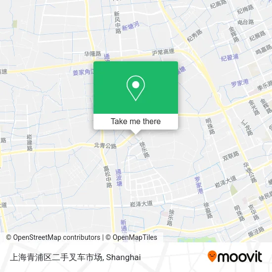 上海青浦区二手叉车市场 map