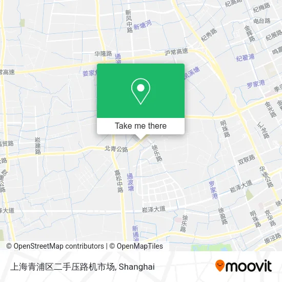 上海青浦区二手压路机市场 map