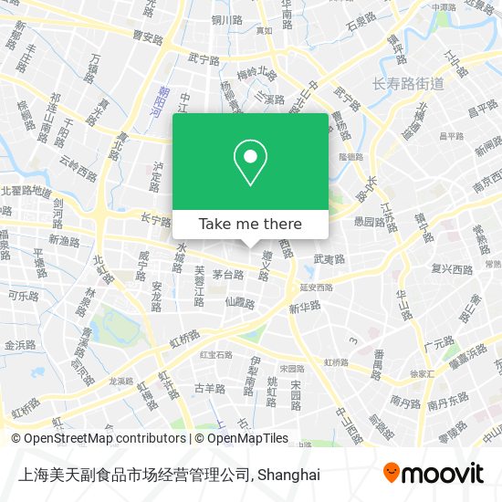 上海美天副食品市场经营管理公司 map