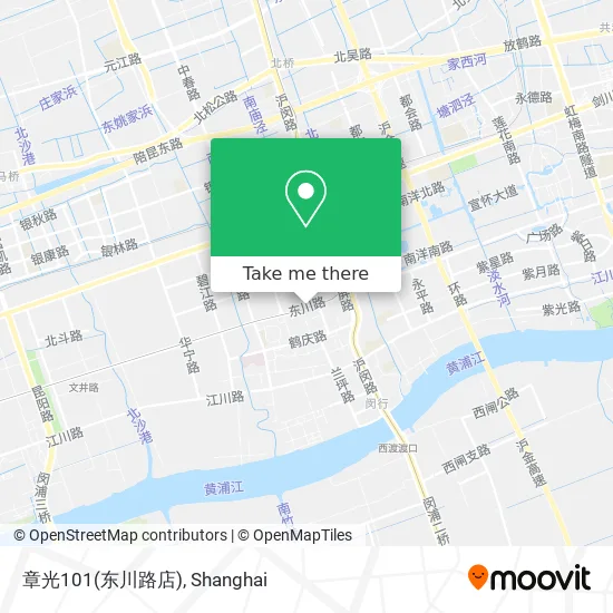 章光101(东川路店) map