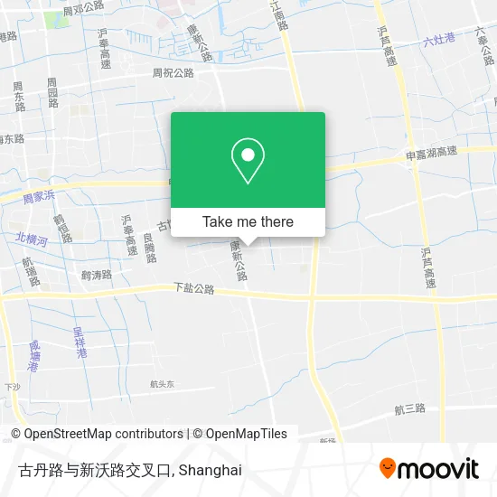 古丹路与新沃路交叉口 map
