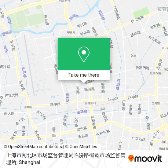 上海市闸北区市场监督管理局临汾路街道市场监督管理所 map
