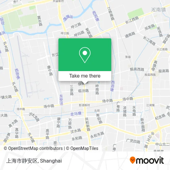 上海市静安区 map