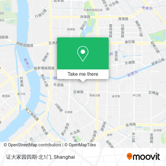 证大家园四期-北1门 map