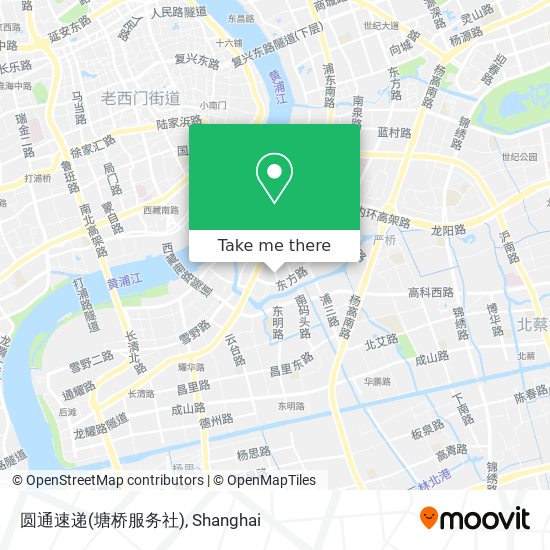 圆通速递(塘桥服务社) map