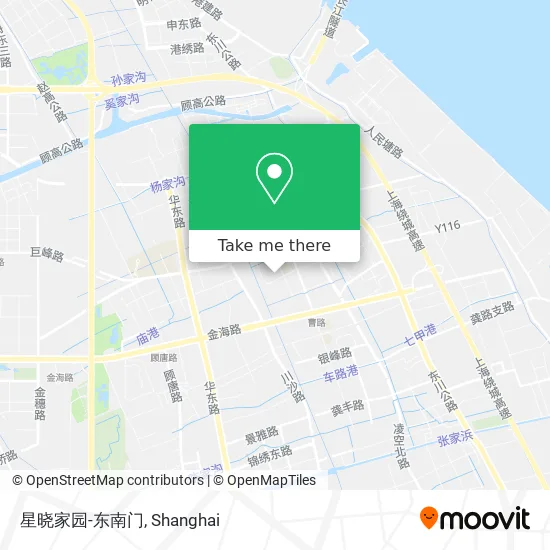 星晓家园-东南门 map