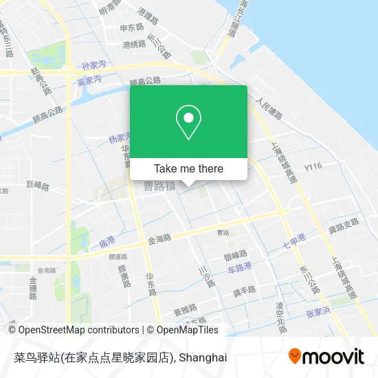 菜鸟驿站(在家点点星晓家园店) map