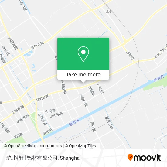 沪北特种铝材有限公司 map