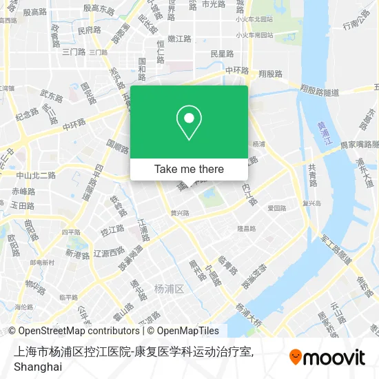 上海市杨浦区控江医院-康复医学科运动治疗室 map