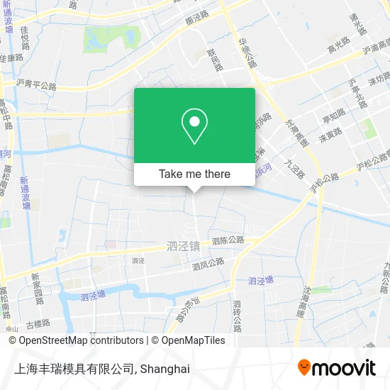 上海丰瑞模具有限公司 map