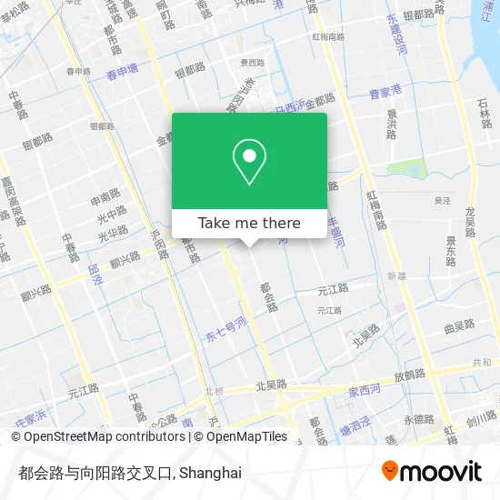 都会路与向阳路交叉口 map
