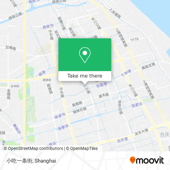 小吃一条街 map