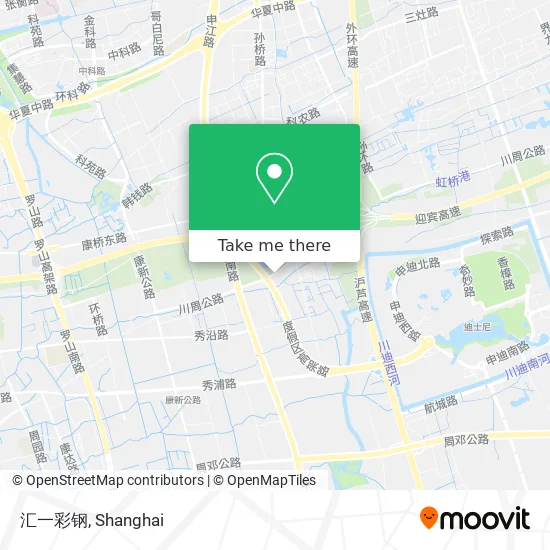 汇一彩钢 map