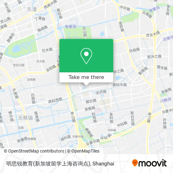 明思锐教育(新加坡留学上海咨询点) map