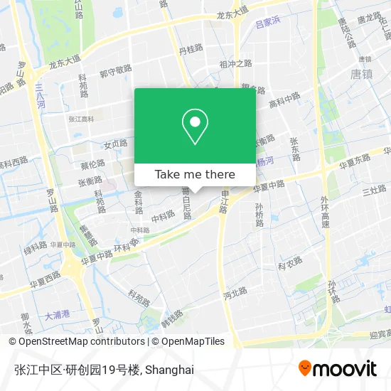 张江中区·研创园19号楼 map