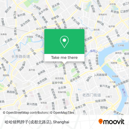 哈哈镜鸭脖子(成都北路店) map