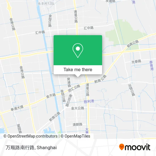 万顺路南行路 map