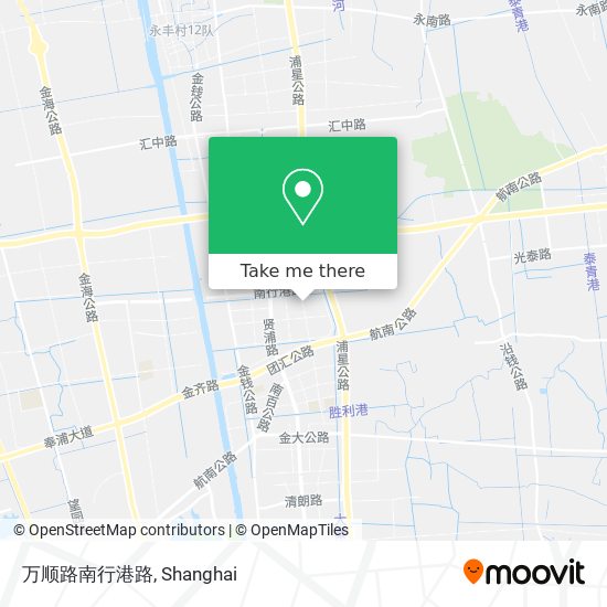 万顺路南行港路 map