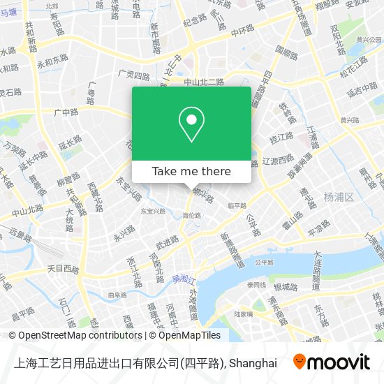 上海工艺日用品进出口有限公司(四平路) map