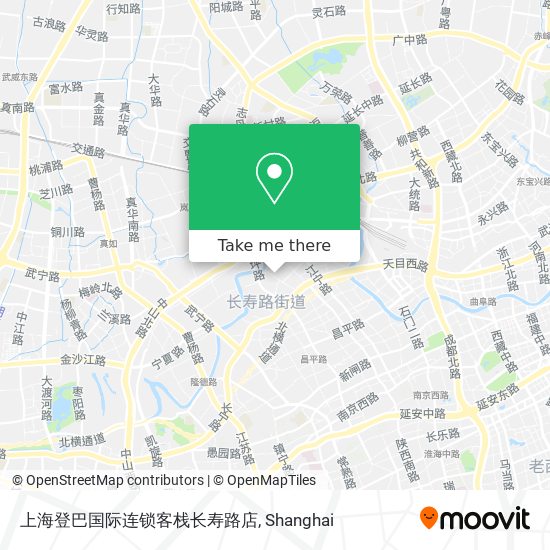 上海登巴国际连锁客栈长寿路店 map