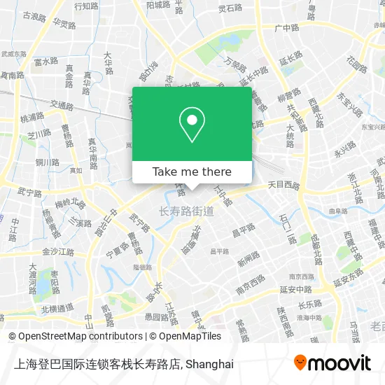 上海登巴国际连锁客栈长寿路店 map