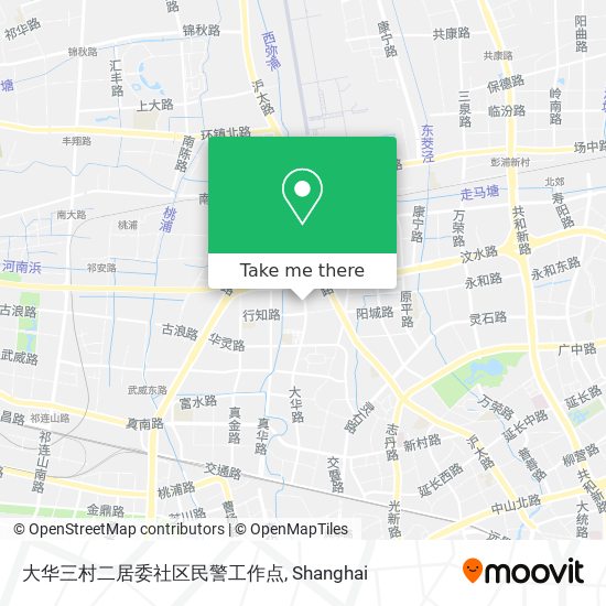 大华三村二居委社区民警工作点 map