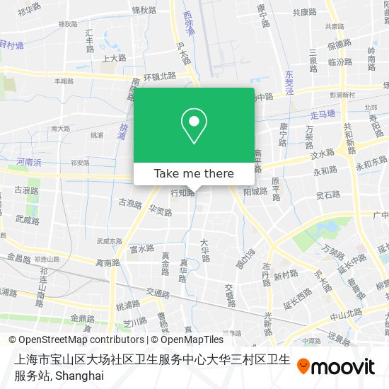 上海市宝山区大场社区卫生服务中心大华三村区卫生服务站 map