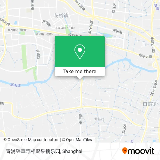 青浦采草莓相聚采摘乐园 map