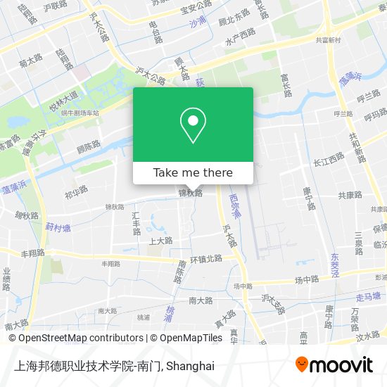 上海邦德职业技术学院-南门 map