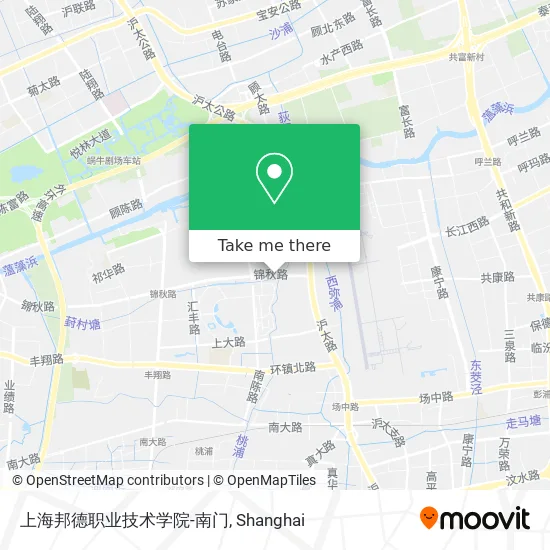 上海邦德职业技术学院-南门 map