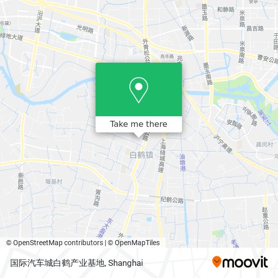 国际汽车城白鹤产业基地 map
