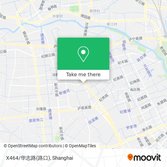 X464/华志路(路口) map