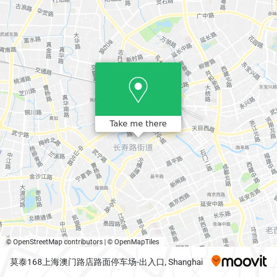 莫泰168上海澳门路店路面停车场-出入口 map
