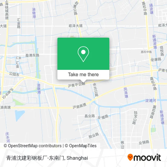 青浦沈建彩钢板厂-东南门 map