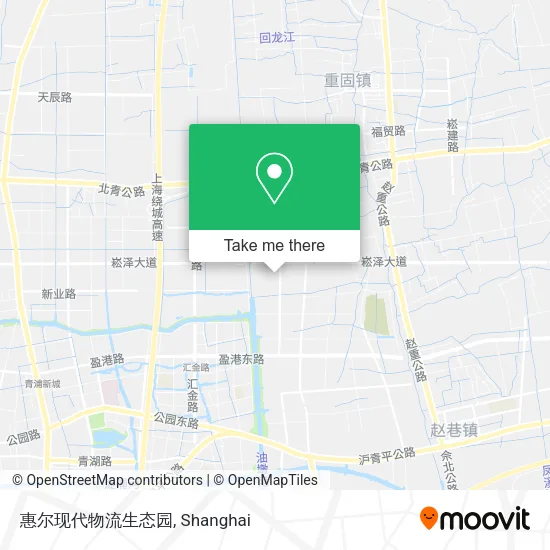 惠尔现代物流生态园 map