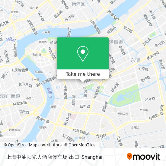 上海中油阳光大酒店停车场-出口 map