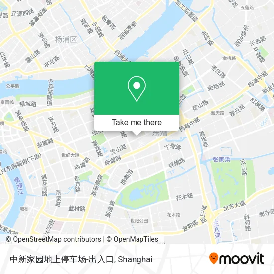 中新家园地上停车场-出入口 map