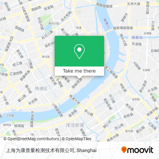上海为康质量检测技术有限公司 map