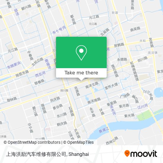 上海洪励汽车维修有限公司 map