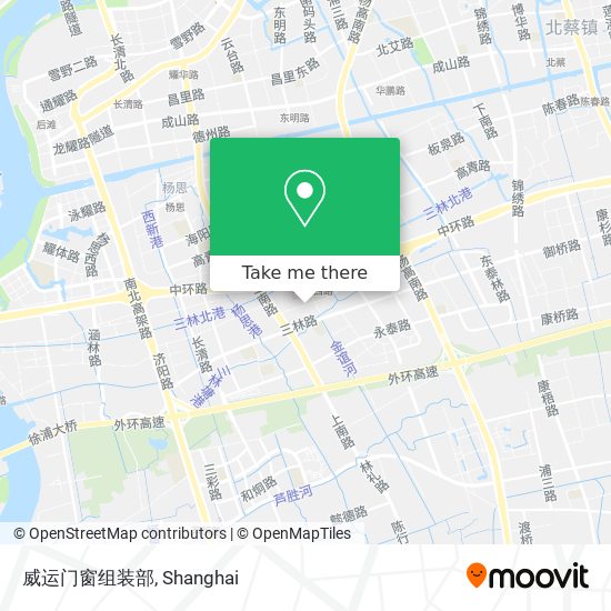 威运门窗组装部 map