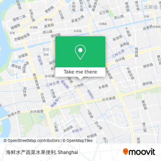 海鲜水产蔬菜水果便利 map